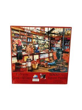 Sunsout Back in the Good Old Days Store Jig  Saw Puzzle 1000 pieces New